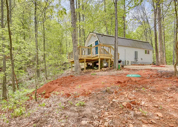 Mtn-View Cabin W/ Deck & Fire Pit In Des Arc!